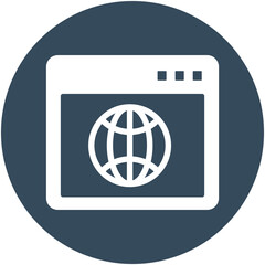 web globe Isolated Vector icon which can easily modify or edit

