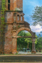 An ancient church at La Vang Holy Sanctuary, It is the site of the Minor Basilica of Our Lady of La Vang, Quang Tri, Vietnam.