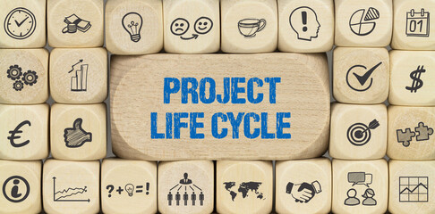 project life cycle - obrazy, fototapety, plakaty