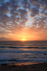 sunrise over the indian ocean
