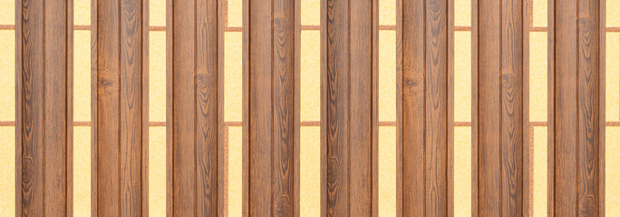 The texture of the wooden surface of a board with natural patterns.Natural wooden background of panoramic view
