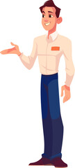 Fototapeta premium Office worker, manager