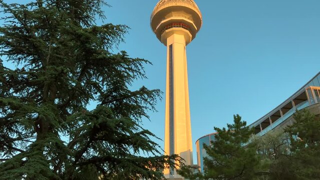 Tower is the primary landmark of Ankara, Turkey.