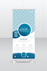 Professional creative business stander roll up banner design
