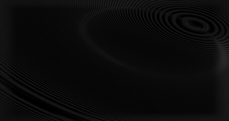 Render with dark surface with concentric circles