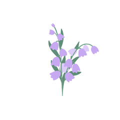 Fototapeta na wymiar bunch of violet flower