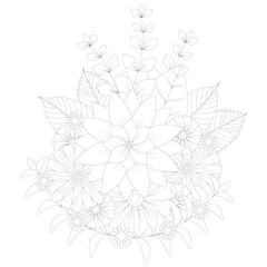 floral coloring pages for adults and kids