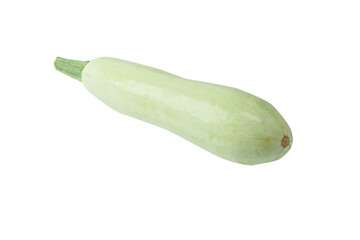 Fresh zucchini isolated on a white background.