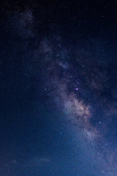 Milky way,galaxy,cosmos on dark sky © zodar