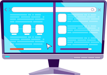 Monitor, survey table