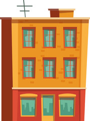 Obraz premium Apartment building