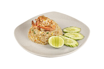 fried rice with seafood