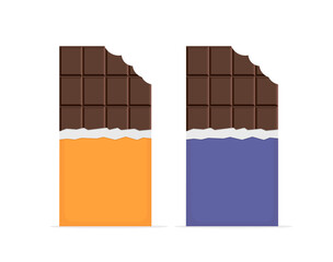  Dark chocolate bars icon.
