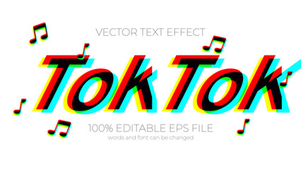 editable music text effect style, EPS editable text effect