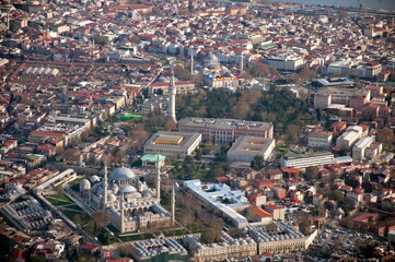 Fototapeta premium aerial view of the city Istanbul