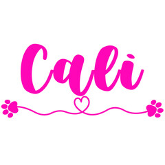 Cali Name for Baby Girl Dog