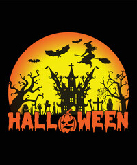 Halloween T-shirt Design , Halloween  Design ,