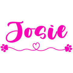 Josie Name for Baby Girl Dog