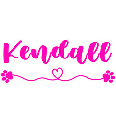 Kendall Name for Baby Girl Dog