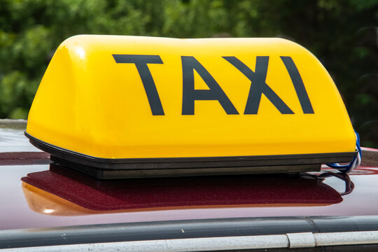 Enseigne taxi ancienne