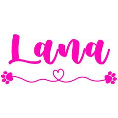 Lana Name for Baby Girl Dog