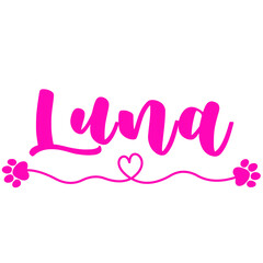 Luna Name for Baby Girl Dog