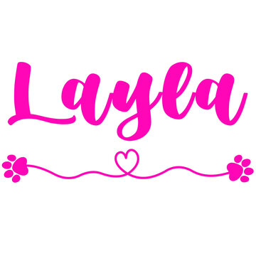 Layla Name for Baby Girl Dog