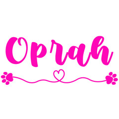 Oprah Name for Baby Girl Dog