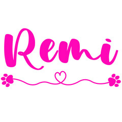 Remi Name for Baby Girl Dog