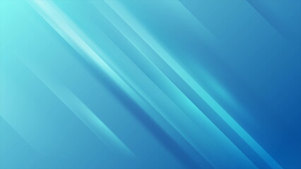 Bright blue shiny stripes abstract concept background