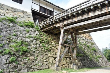 彦根城、天守閣、滋賀県、城、城下町、お堀、外壁、石垣、戦国