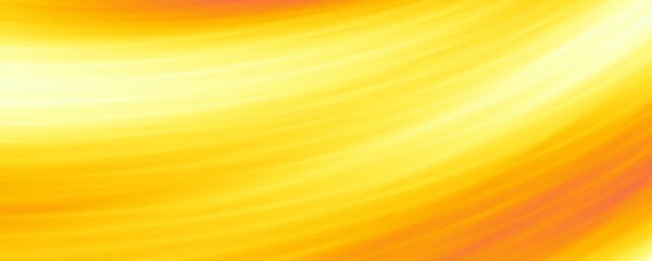 Yellow bright smooth wave art template design