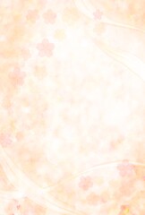 Fototapeta na wymiar 桜のイメージ背景　はがきテンプレート