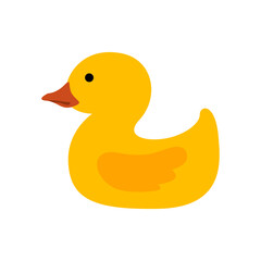 rubber duck toys bathroom illustration