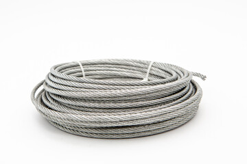 Corde en acier - Fond blanc