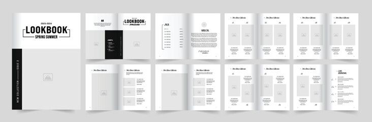 look book Template Design or Catalog Design