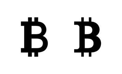 Bitcoin icon vector. bitcoin sign and symbol. payment symbol. cryptocurrency logo