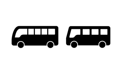 Bus icon vector. bus sign and symbol