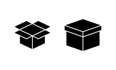 Box icon vector. box sign and symbol, parcel, package