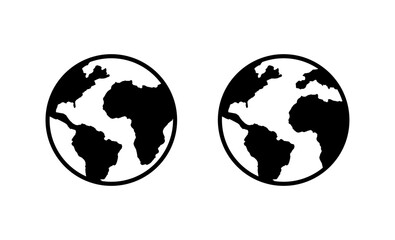 World map vector. Worldmap sign and symbol. Globe icon