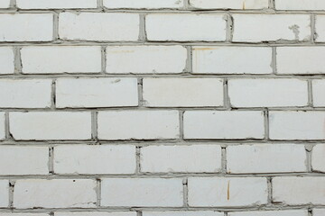 white brick wall
