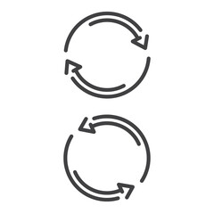 Set of black circle vector arrows, vector, icons.
