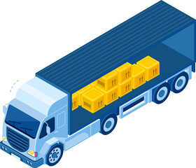 Truck, trailer, container