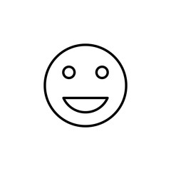 smile icon for web and mobile app. smile emoticon icon. feedback sign and symbol