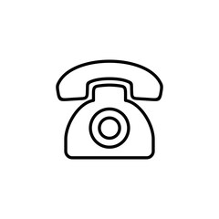 Telephone icon for web and mobile app. phone sign and symbol