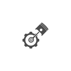 piston icon vector illustration