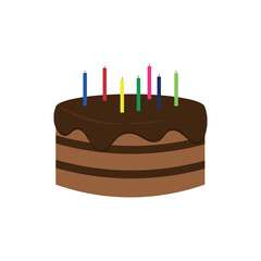 chocolate cake with chocolate icing