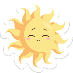 Sun cartoon