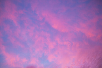 background with pink and blue clouds