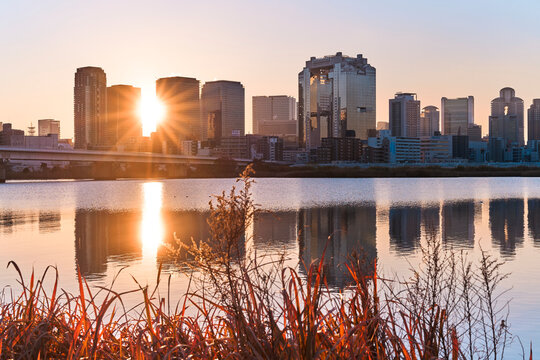 Osaka Skyline Cityscape